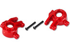 Traxxas Steering blocks, extreme heavy duty, red (left & right) (for use with #9080 upgrade kit)