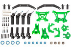 Traxxas Outer Driveline & Suspension Upgrade Kit, extreme heavy duty, green