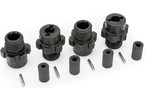 Traxxas Wheel hubs, hex (4)/ axles (4)/ axle pins (4)