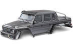 Traxxas Body, Mercedes-Benz G 63 (silver) (clipless)