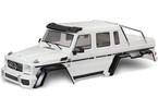 Traxxas Body, Mercedes-Benz G 63 (white) (clipless)