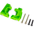 Traxxas Caster blocks (c-hubs), extreme heavy duty, green (for use with #9182)