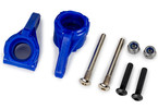 Traxxas Steering blocks, extreme heavy duty, blue (left & right) (for use with #9180, 9181, 9182)