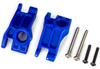 Traxxas Carriers, stub axle, rear, extreme heavy duty, blue (for use with #9180, 9181, 9182)