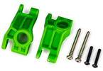 Traxxas Carriers, stub axle, rear, extreme heavy duty, green (for use with #9180, 9181, 9182)