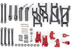 Traxxas Suspension Upgrade Kit, extreme heavy duty, red (fits Slash 2WD)