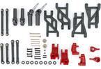 Traxxas Suspension Upgrade Kit, extreme heavy duty, red (fits Bandit or Drag Slash)