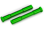 Traxxas Bellcrank posts, steering (aluminum, green-anodized)