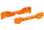 Traxxas Tie bars, rear, aluminum (orange-anodized) (fits Sledge)