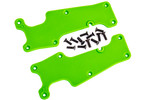 Traxxas Suspension arm covers, green, front (left and right)