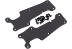 Traxxas Suspension arm covers, black, front (left and right)