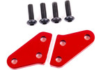 Traxxas Steering block arms (aluminum, red-anodized) (2) (fits #9537 and #9637)