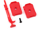 Traxxas Fuel canisters/ jack (red) (fits #9712 body)