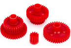 Traxxas Gear set, transmission (red) (6.8:1) (for use only with portal drive axles)