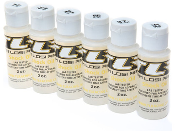 TLR Silicone Shock Oil Middle (set 6x56ml) / TLR74019