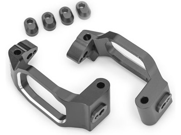 Traxxas Caster blocks, aluminum (gray-anodized), pair / TRA10232-GRAY