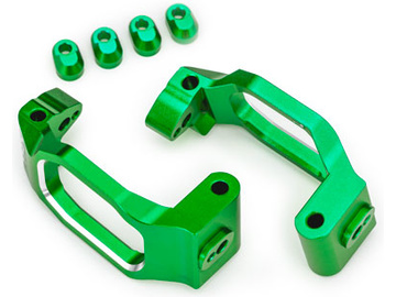 Traxxas Caster blocks, aluminum (green-anodized), pair / TRA10232-GRN