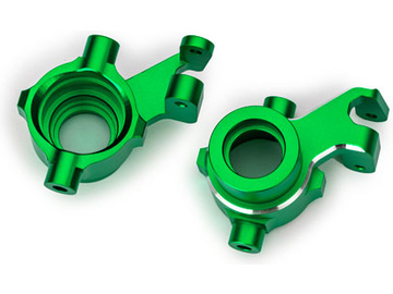 Traxxas Steering blocks, aluminum (green-anodized), pair / TRA10237-GRN