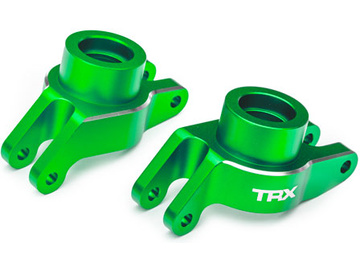 Traxxas Carriers, stub axle (green-anodized aluminum) (rear) pair / TRA10252-GRN