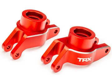 Traxxas Carriers, stub axle (red-anodized aluminum) (rear) pair / TRA10252-RED