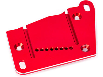 Traxxas Motor mount cap, aluminum (red-anodized) / TRA10263-RED