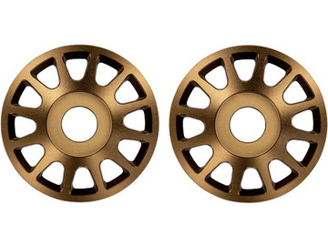 Traxxas Wheel centers, Method Race Wheels 703 Beadlock (aluminum, bronze-anodized) (2) / TRA10274-BRNZ