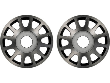 Traxxas Wheel centers, Method Race Wheels 703 Beadlock (aluminum, gray-anodized) (2) / TRA10274-GRAY