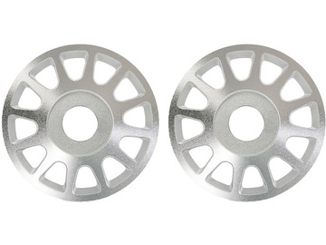 Traxxas Wheel centers, Method Race Wheels 703 Beadlock (aluminum, silver-anodized) (2) / TRA10274-SLVR