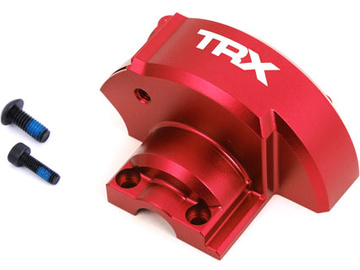 Traxxas Cover, gear (red-anodized 6061-T6 aluminum) / TRA10287-RED