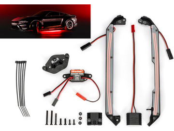 Traxxas LED podsvícení šasi červené (pro 4-Tec 2.0, Drift) / TRA10590-RED