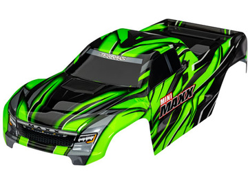 Traxxas Body, Mini Maxx, green / TRA10711-GRN