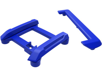 Traxxas Skid plate (roof)/ tailgate protector (blue) (fits #10711) / TRA10717-BLUE