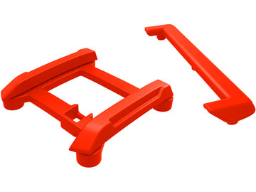 Traxxas Skid plate (roof)/ tailgate protector (red) (fits #10711) / TRA10717-RED