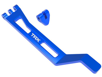 Traxxas Battery hold-down, hold-down post, aluminum (blue) / TRA10726-BLUE