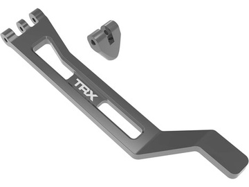 Traxxas Battery hold-down, hold-down post, aluminum (gray) / TRA10726-GRAY