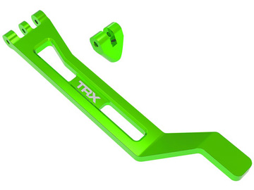 Traxxas Battery hold-down, hold-down post, aluminum (green) / TRA10726-GRN