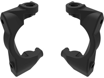 Traxxas Caster blocks (c-hubs) (black) / TRA10732-BLK