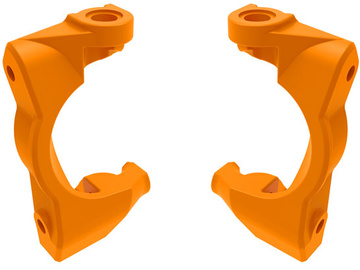 Traxxas Caster blocks (c-hubs) (orange) / TRA10732-ORNG