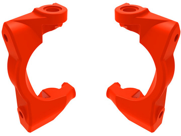 Traxxas Caster blocks (c-hubs) (red) / TRA10732-RED