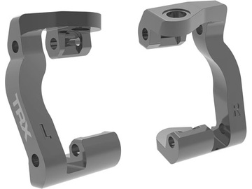 Traxxas Caster blocks (c-hubs), aluminum (gray) / TRA10733-GRAY