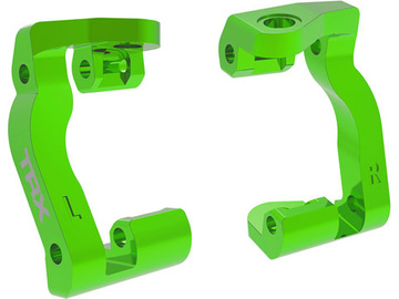 Traxxas Caster blocks (c-hubs), aluminum (green) / TRA10733-GRN