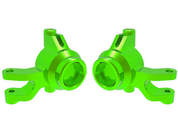 Traxxas Steering blocks, aluminum (green) / TRA10734-GRN