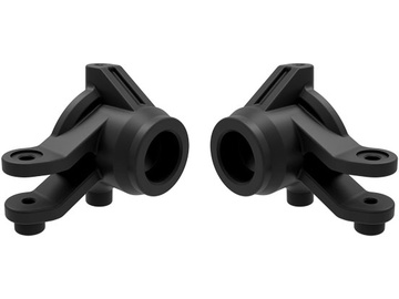 Traxxas Steering blocks (black) / TRA10736-BLK