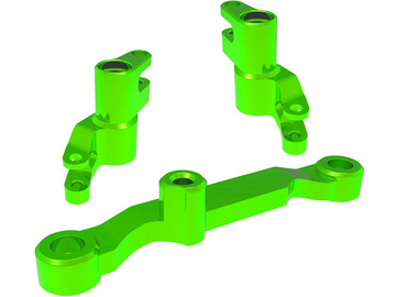 Traxxas Steering bellcranks, draglink, aluminum (green) / TRA10743-GRN