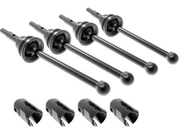 Traxxas Driveshafts, steel constant-velocity (assembled) (4) / TRA10750X