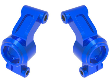 Traxxas Carriers, stub axle, aluminum (blue) / TRA10751-BLUE