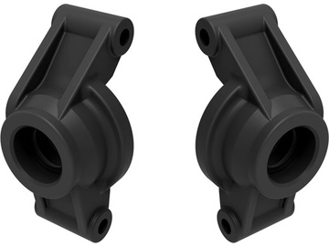 Traxxas Carriers, stub axle (black) (rear) / TRA10752-BLK