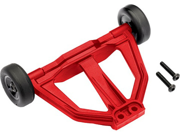 Traxxas Wheelie bar, red (assembled) / TRA10776-RED