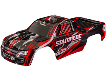 Traxxas karosérie Stampede červená (bezsponková) / TRA3620-RED