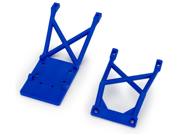 Traxxas Skid plates, front & rear (blue) / TRA3623-BLUE